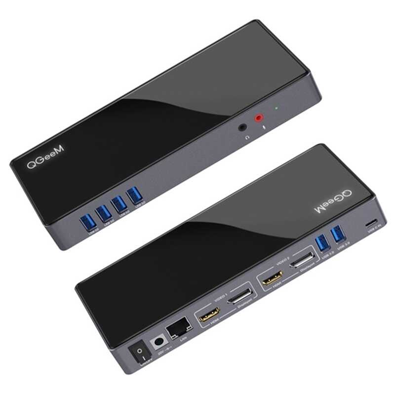 Qgeem QG-D6901 Type-C Usb Hub Siyah