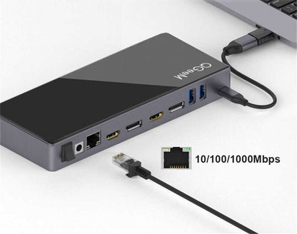 Qgeem QG-D6901 Type-C Usb Hub Siyah