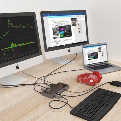 Qgeem QG-D6901 Type-C Usb Hub Siyah