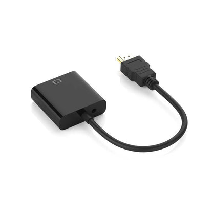Qgeem QG-HD08 HDMI To VGA Dönüştürücü Siyah