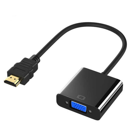 Qgeem QG-HD08 HDMI To VGA Dönüştürücü Siyah