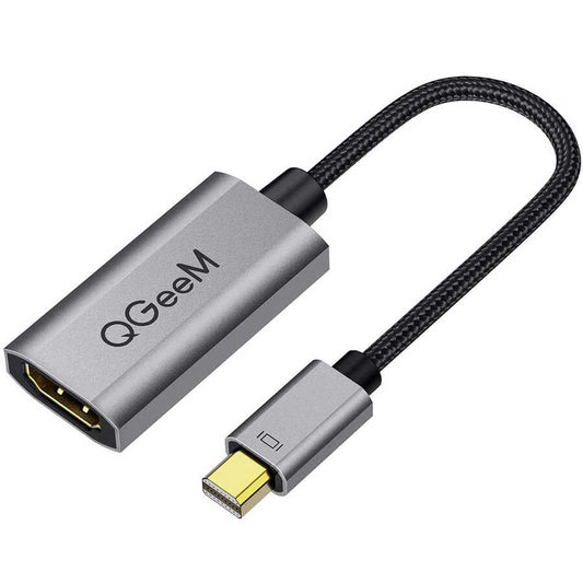 Qgeem QG-HD09 Mini Display Port To HDMI To Dönüştürücü Siyah