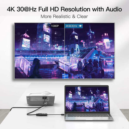 Qgeem QG-HD24 DVI To Display Port Dönüştürücü Siyah