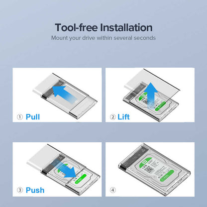 Qgeem QG-ST04 Sata Harddisk Veri Aktarım Kutusu Siyah