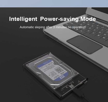 Qgeem QG-ST05 2.5 inç Sata Harddisk Veri Aktarım Kutusu Siyah