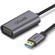 Qgeem QG-UA07 Usb To VGA Dönüştürücü Siyah