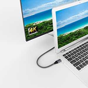 Qgeem QG-UA09 Type-C To HDMI Kablo Siyah