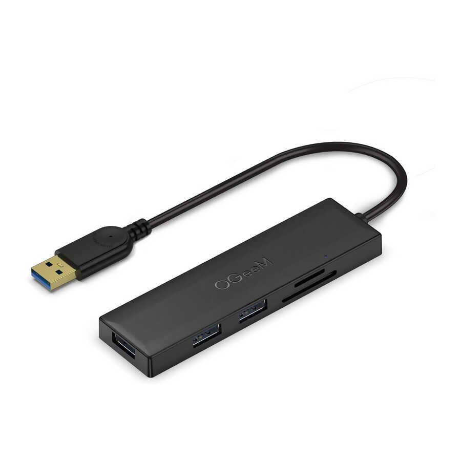 Qgeem QG-UH05 Usb Hub 0.8M Siyah