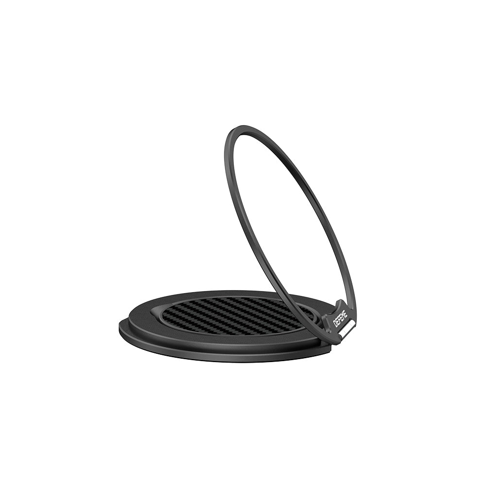 Raptic Defeme FreeFlow 360 Derece Dönebilen Karbon Fiber Tasarımlı Parmak Ring Stand Kırmızı