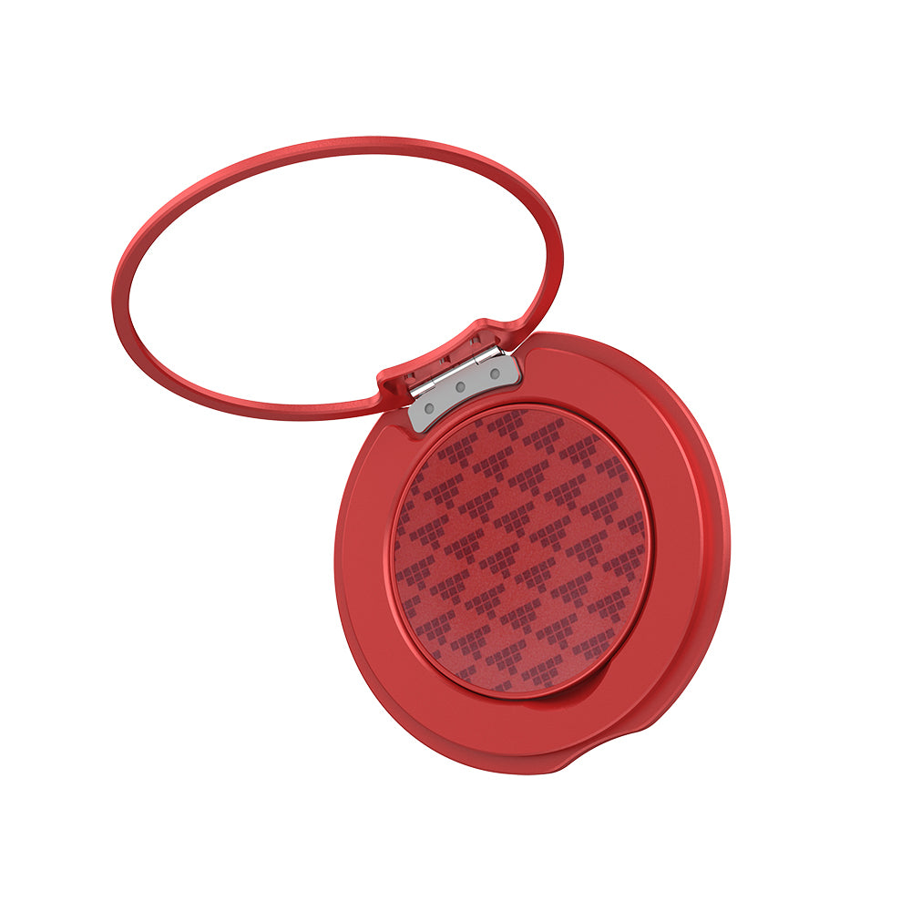 Raptic Defeme FreeFlow 360 Derece Dönebilen Karbon Fiber Tasarımlı Parmak Ring Stand Siyah-Gri