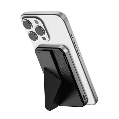 Raptic Trio Standlı Wireless ve PD Hızlı Şarj Özellikli Powerbank 15W 10.000mAh Siyah