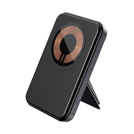 Raptic Trio Standlı Wireless ve PD Hızlı Şarj Özellikli Powerbank 15W 5000mAh Siyah