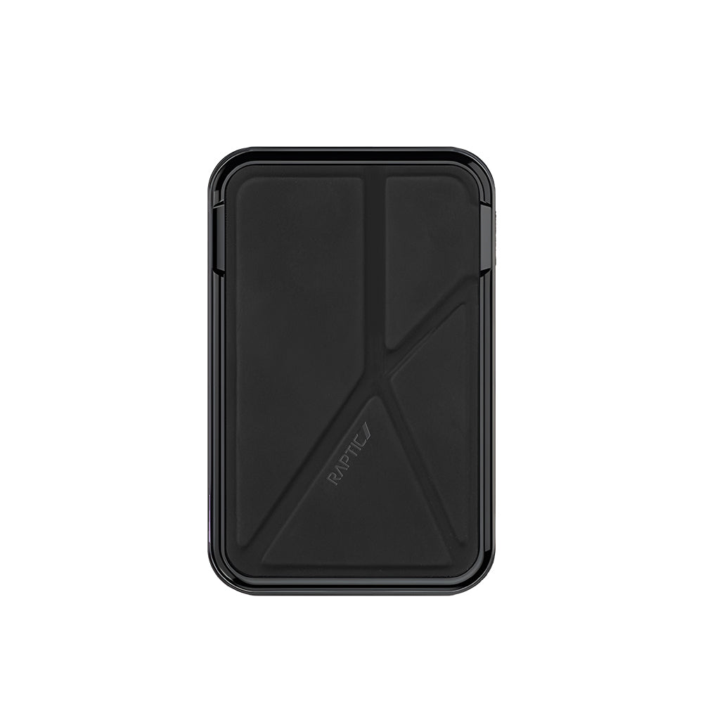 Raptic Trio Standlı Wireless ve PD Hızlı Şarj Özellikli Powerbank 15W 5000mAh Siyah