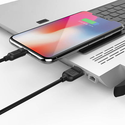 Recci RCL-P100 City of Sky Serisi Lightning to USB-A Data ve Şarj Kablosu 1M Beyaz