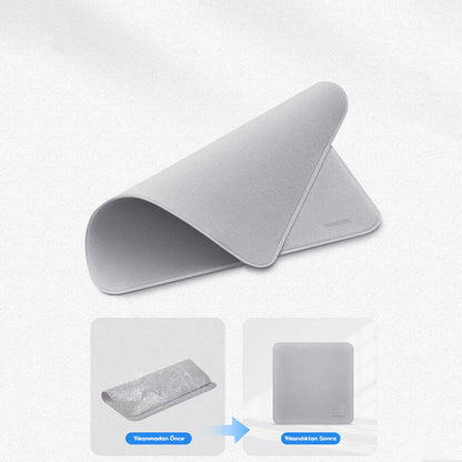 Recci RCS-S05 Mikrofiber Kompozit Ultrasonik Kaplama Nano Dokulu Parlatma ve Temizleme Bezi Gri