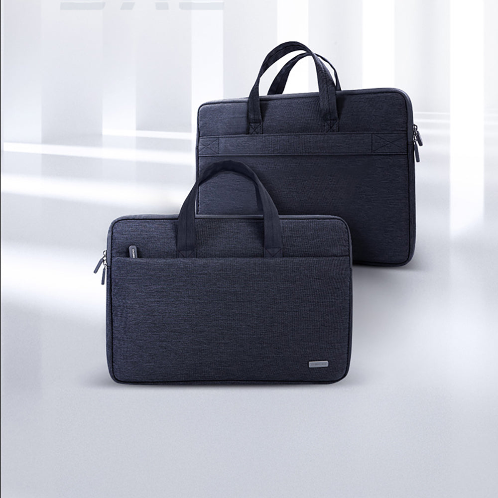 Recci RCS-S06 Su Geçirmez Polyester Kumaş 14 inç Laptop Çantası Siyah