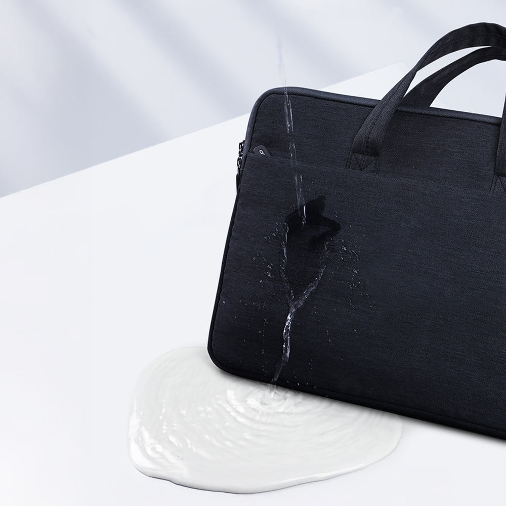 Recci RCS-S06 Su Geçirmez Polyester Kumaş 14 inç Laptop Çantası Siyah