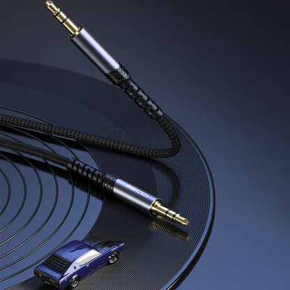 Recci RDS-A28 3.5mm to 3.5mm AUX Audio Kablo Gri