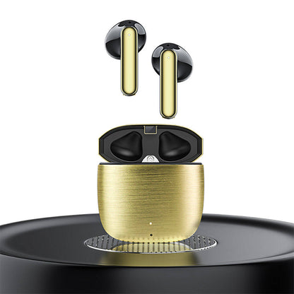 Recci REP-W42 Bounty Hunter Serisi TWS Kulak İçi Bluetooth v5.2 Kulaklık Gold