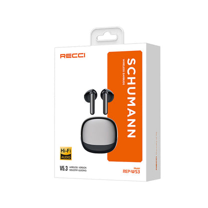 Recci REP-W53 Schumann Serisi TWS Kulak İçi Bluetooth v5.3 Kulaklık Gri