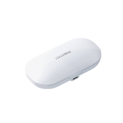 Recci REP-W60 Angel Serisi Dijital LED Göstergeli Hi-Fi Ses Kaliteli TWS Kulak İçi Bluetooth v5.3 Kulaklık Beyaz