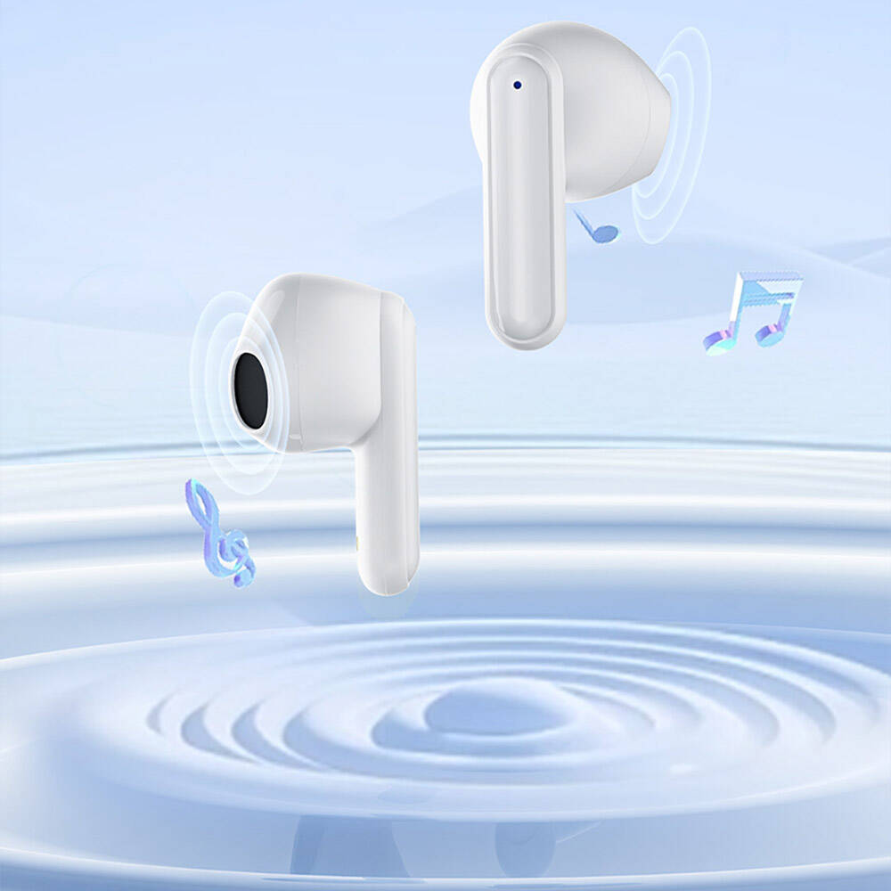 Recci REP-W78 Shell Serisi TWS Kulak İçi Bluetooth v5.3 Kulaklık Beyaz
