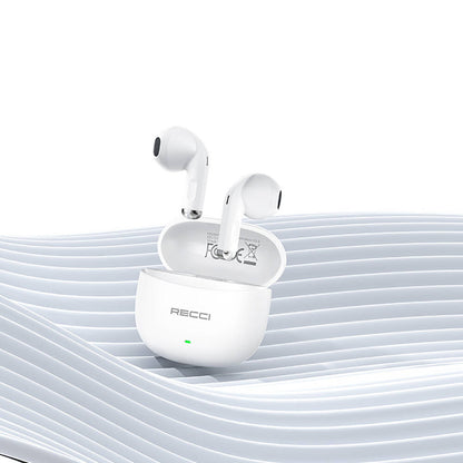 Recci REP-W81 Melody Serisi Hi-Fi Ses Kaliteli TWS Kulak İçi Bluetooth v5.3 Kulaklık Beyaz
