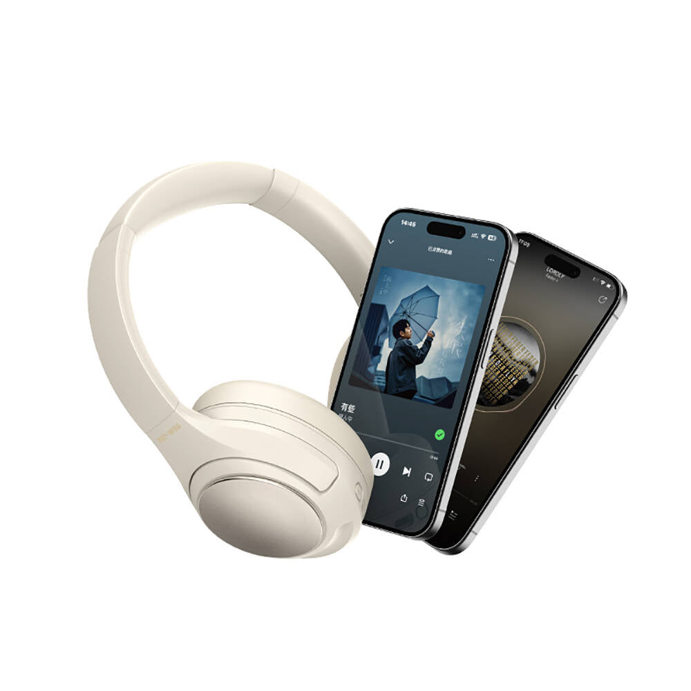 Recci REP-W86 ANC Özellikli Hi-Fi Ses Kaliteli Kulak Üstü Bluetooth v5.3 Kulaklık Siyah