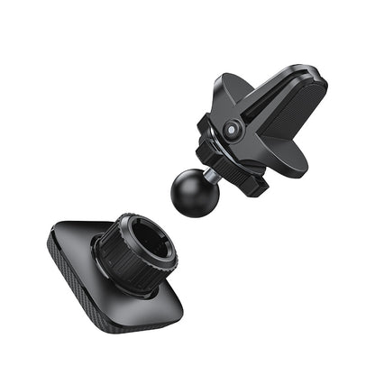 Recci RHO-C28 Araç İçi Magnetik Telefon Tutucu Havalandırma Tasarım Siyah