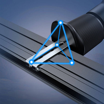 Recci RHO-C42 M-safe Magnetik 360° Dönebilen Havalandırma Tasarım Araç Telefon Tutucu Siyah