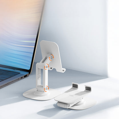 Recci RHO-M20 Ayarlanabilir Katlanabilir 360° Dönebilen Telefon ve Tablet Standı Beyaz