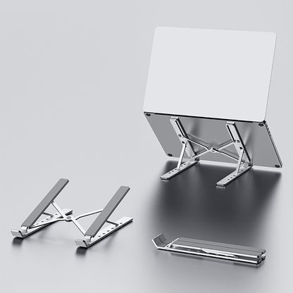 Recci RHO-M21 Çok Fonksiyonlu 5 Kademeli Ayarlanabilir Dizüstü Laptop Standı Gümüş