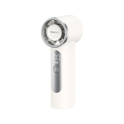 Recci RLS-F07 Dijital LED Göstergeli 6 Kademeli Mini Soğutucu El Fanı