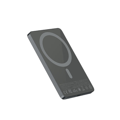 Recci RP33 PD 20W Ultra İnce Led Göstergeli Hızlı Şarj Özellikli Wireless Powerbank 15W 5000mAh Gold