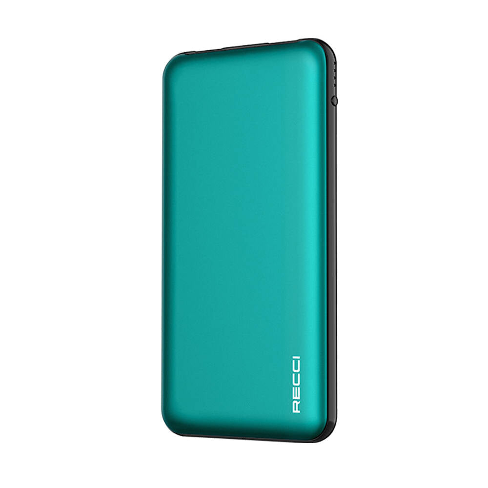 Recci RPB-P05 Greeny Serisi LED Işık Göstergeli Hızlı Şarj Özellikli Taşınabilir Powerbank 22.5W 10000mAh Kırmızı