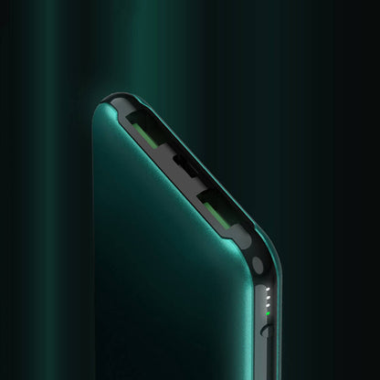 Recci RPB-P05 Greeny Serisi LED Işık Göstergeli Hızlı Şarj Özellikli Taşınabilir Powerbank 22.5W 10000mAh Kırmızı