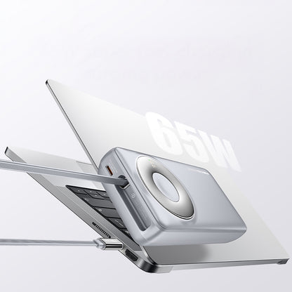 Recci RPB-P72 Hızlı Şarj Özellikli Type-C Kablolu Powerbank 65W 20.000mAh Siyah