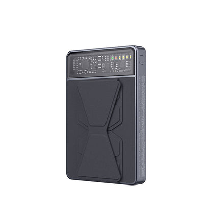 Recci RPB-W19 Standlı M-safe Şarj Özellikli Powerbank 10.000mAh Siyah