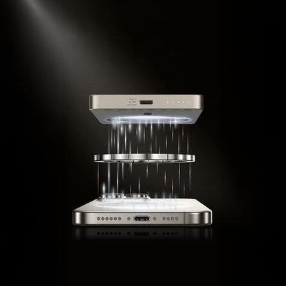 Recci RPB-W36 Ultra İnce PD 20W Hızlı Şarj Özellikli Wireless Powerbank 15W 10000mAh Gri