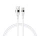 Recci RS11C Swift Serisi USB-A to Type-C 3A Hızlı Şarj Özellikli Data ve Şarj Kablosu 1M Beyaz