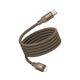 Recci RS23CL Magnetic Serisi Type-C to Lightning PD 30W Hızlı Şarj Özellikli Data ve Şarj Kablosu 1M Desert Gold