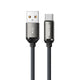 Recci RS35C USB-A to Type-C Örgü Tasarımlı Hızlı Şarj Özellikli Data ve Şarj Kablosu 1M