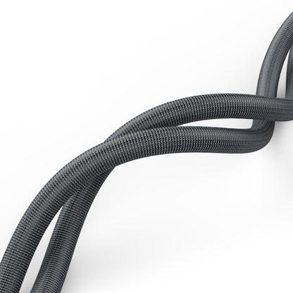 Recci RS35CL Type-C to Lightning PD 30W Örgü Tasarımlı Hızlı Şarj Özellikli Data ve Şarj Kablosu 1M Gri