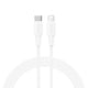 Recci RS46CL Type-C to Lightning PD 30W Hızlı Şarj Özellikli Data ve Şarj Kablosu 1.2M Beyaz