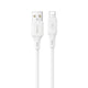 Recci RS52L USB-A to Lightning 2.4A Hızlı Şarj Özellikli Data ve Şarj Kablosu 1M