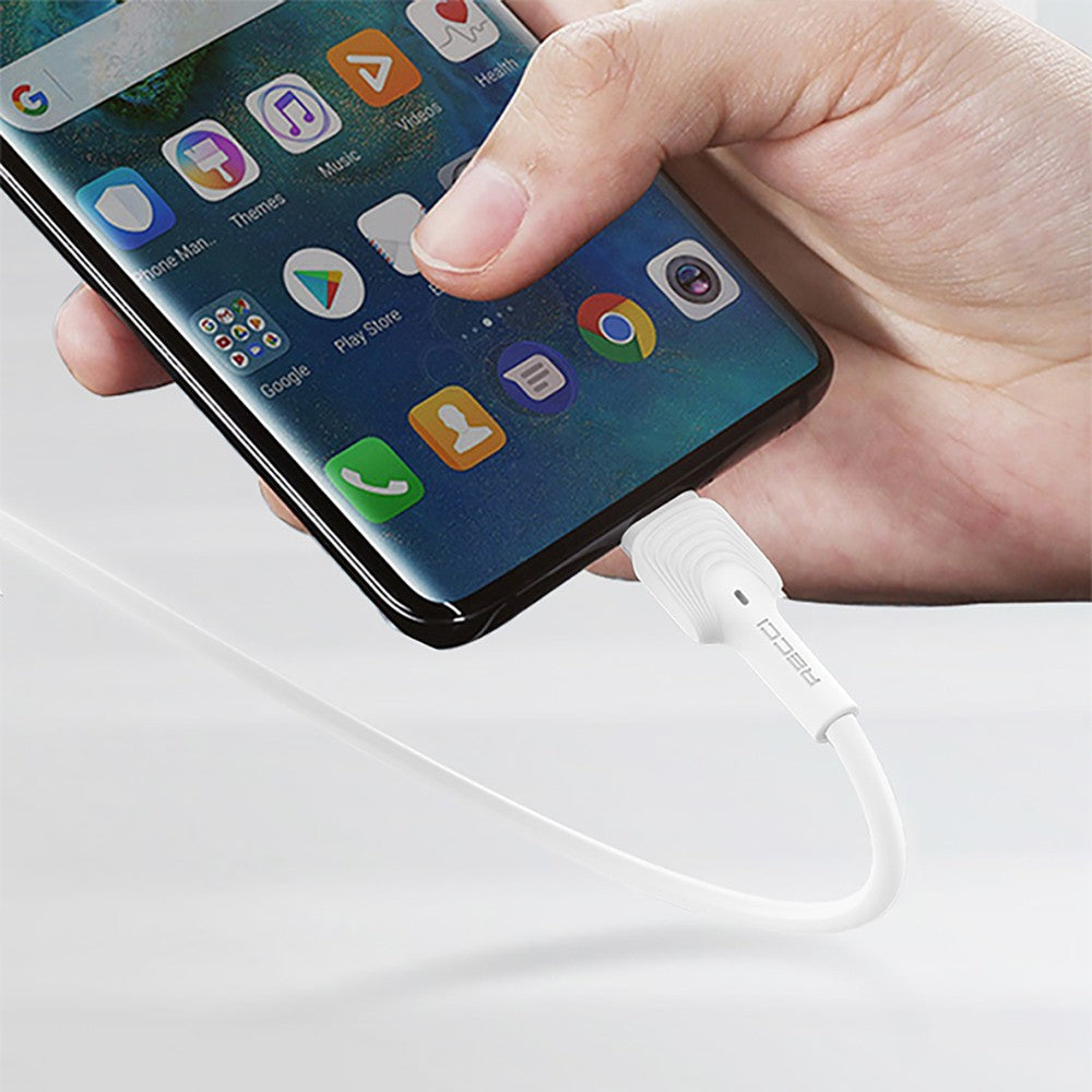 Recci RTC-N26L USB-A to Lightning Hızlı Şarj Özellikli Data ve Şarj Kablosu 1M