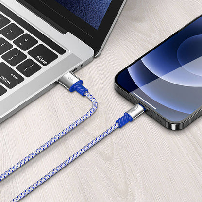 Recci RTC-N33M Instant Serisi USB-A to Micro 2.4A Hızlı Şarj Özellikli Şarj ve Data Kablosu 2M Gümüş