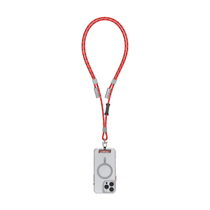 Skinarma DynoVE Serisi Type-C to Type-C Askı İpi Tasarımlı Şarj ve Data Kablosu Kırmızı