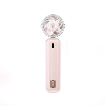 Skinarma Gyro Serisi Bilek Askı İpli Dijital LED Göstergeli Portatif Soğutucu El Fanı Pembe