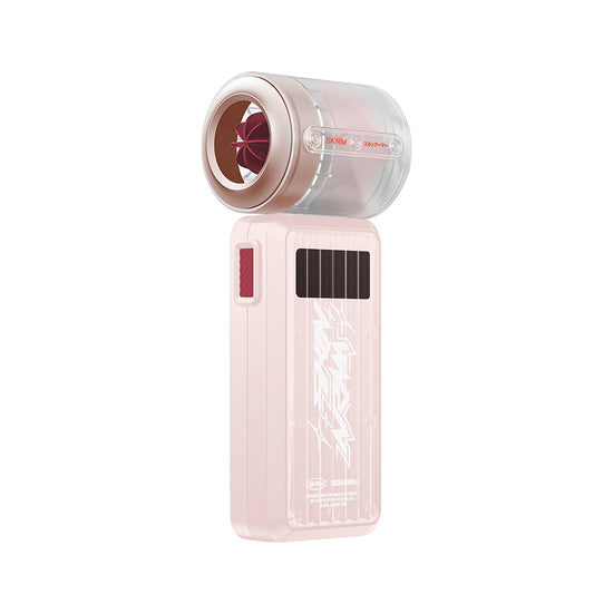 Skinarma Gyro Serisi Bilek Askı İpli Dijital LED Göstergeli Portatif Soğutucu El Fanı Pembe